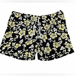 Island Outfitters board shorts mens size 4XL black yellow tropical aloha